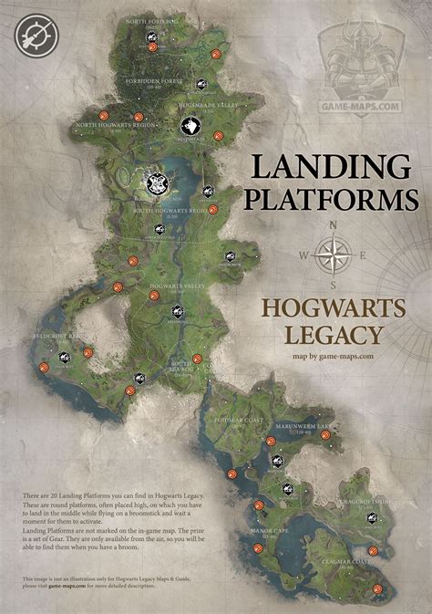 plataforma de aterrizaje hogwarts legacy|Landing Platforms in Hogwarts Legacy